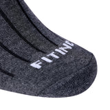 Unisex Cotton Ankle Socks (Dark Grey, Free Size)
