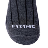 Unisex Cotton Ankle Socks (Dark Grey, Free Size)