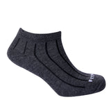 Unisex Cotton Ankle Socks (Dark Grey, Free Size)