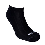Unisex Cotton Ankle Socks (Black, Free Size)