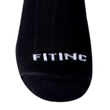 Unisex Cotton Ankle Socks (Black, Free Size)