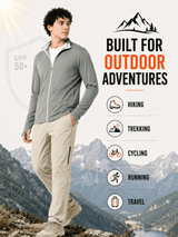 FITINC Airflow Sunscreen Jacket for Men - Olive