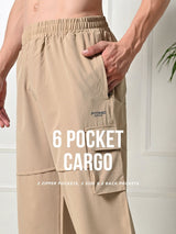 All-Purpose 6-Pocket Cargo Pants - Beige