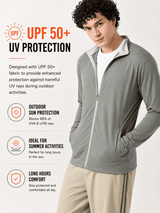 FITINC Airflow Sunscreen Jacket for Men - Olive