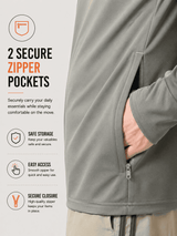 FITINC Airflow Sunscreen Jacket for Men - Olive