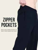 Utility Jogger with Pockets - Navy Blue