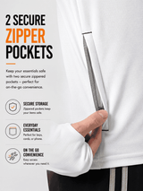 FITINC Airflow Sunscreen Jacket for Men - White