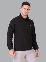 Fitinc Black NS Jacket for Men with Two Zipper Pockets - FITINC