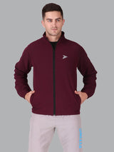 Fitinc Wine NS Jacket for Men with Two Zipper Pockets - FITINC