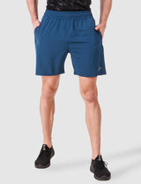 Fitinc Blue Shorts for Men with Zipper Pockets - FITINC