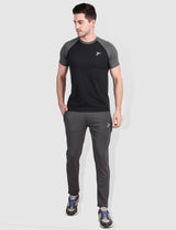 Fitinc Grey Trackpant with Concealed Zipper Pockets - FITINC