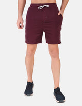 FITINC Stretchable Wine Shorts for Gym, Running, Jogging, Yoga & Cycling - FITINC