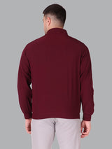 Fitinc Sports & Casual Wine Jacket for Men with Zipper Pockets - FITINC