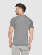 Fitinc Gymwear Grey T-shirt for Men - FITINC