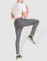 Fitinc Slim Fit Grey Trackpant for Workout - FITINC