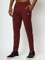 Fitinc Slimfit Maroon Trackpant for Gym & Yoga - FITINC