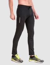 Fitinc Slim Fit Black Trackpant for Workout - FITINC