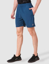 Fitinc Blue Shorts for Men with Zipper Pockets - FITINC
