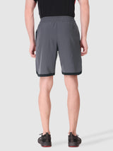 Fitinc N.S Lycra Grey Shorts for Men with Zipper Pockets - FITINC