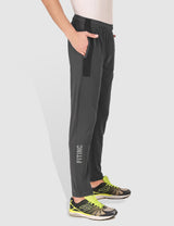 Fitinc Regular fit Grey Activewear Trackpant - FITINC