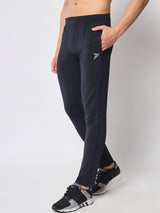 Fitinc Slimfit Navy Blue Trackpant for Gym & Yoga - FITINC