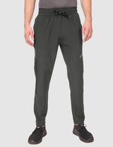 Fitinc NS Lycra Dryfit Grey Track Pants with Zipper Pockets - FITINC