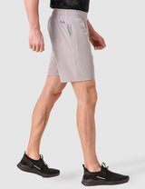 Fitinc Light Grey Shorts for Men with Zipper Pockets - FITINC