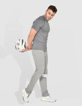 Fitinc Gymwear Grey T-shirt for Men - FITINC