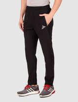 Fitinc NS Lycra Regular fit Black Trackpant for Men - FITINC