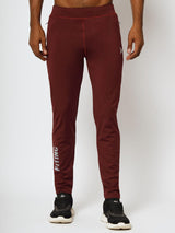 Fitinc Slimfit Maroon Trackpant for Gym & Yoga - FITINC