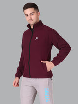 Fitinc Wine NS Jacket for Men with Two Zipper Pockets - FITINC