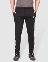 Fitinc Regular fit Black Activewear Trackpant - FITINC