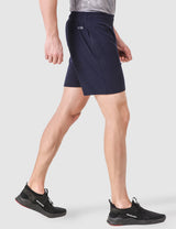 Fitinc Navy Blue Shorts for Men with Zipper Pockets - FITINC