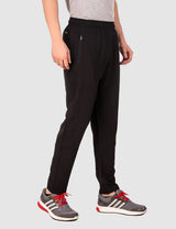 Fitinc NS Lycra Regular fit Black Trackpant for Men - FITINC