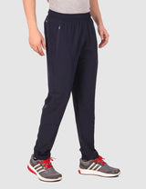 Fitinc NS Lycra Regular fit Navy Blue Trackpant for Men - FITINC