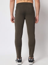 FITINC Premium Olive Track Pant for Men | Anti Microbial | Superdry | Breathable | Stretchable | 2 YKK Zipper Pockets - FITINC