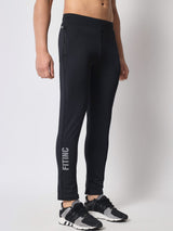 Fitinc Slimfit Black Trackpant for Gym & Yoga - FITINC