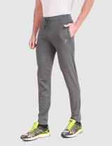 Fitinc Slim Fit Grey Trackpant for Workout - FITINC