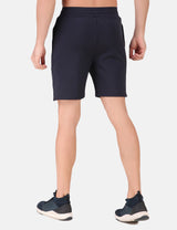 FITINC Stretchable Navy Shorts for Gym, Running, Jogging, Yoga & Cycling - FITINC