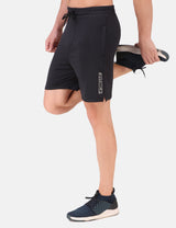 FITINC Stretchable Black Shorts for Gym, Running, Jogging, Yoga & Cycling - FITINC
