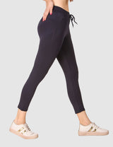 Fitinc Activewear Navy Blue Trackpant for Women - FITINC