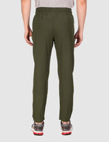 Fitinc NS Lycra Regular fit Olive Trackpant for Men - FITINC