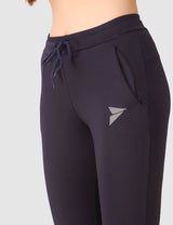 Fitinc Activewear Navy Blue Trackpant for Women - FITINC