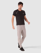 Fitinc NS Lycra Regular fit Light Grey Trackpant for Men - FITINC