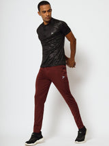 Fitinc Slimfit Maroon Trackpant for Gym & Yoga - FITINC