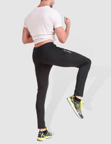 Fitinc Slim Fit Black Trackpant for Workout - FITINC