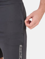 FITINC Stretchable Grey Shorts for Gym, Running, Jogging, Yoga & Cycling - FITINC