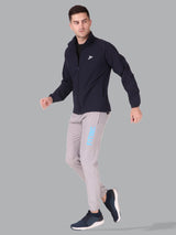 Fitinc Navy Blue NS Jacket for Men with Two Zipper Pockets - FITINC
