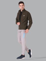 Fitinc Olive NS Jacket for Men with Two Zipper Pockets - FITINC
