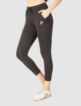 Fitinc Activewear Black Trackpant for Women - FITINC